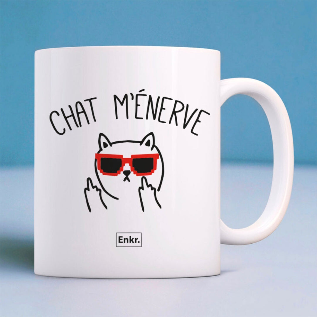 Mug Enkr "Chat m'énerve"