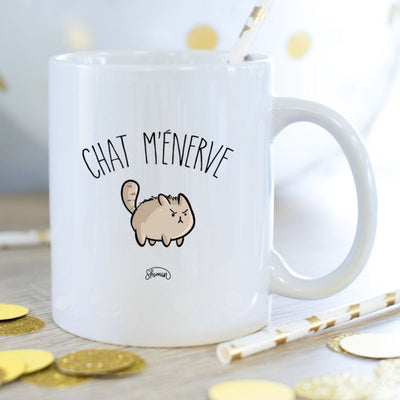 Tasse „Katze nervt mich“