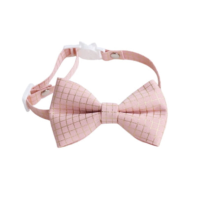 Noeud papillon rose doré