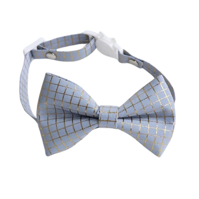 Noeud papillon gris doré