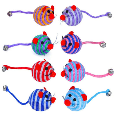 Jouet souris colorée et sonore - 1 piÚce