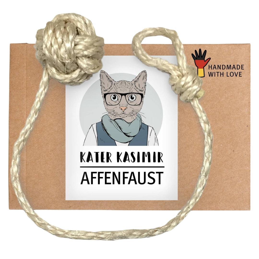 Balle corde avec grelot Kater Kasimir