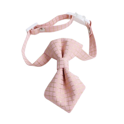 Noeud cravate rose doré