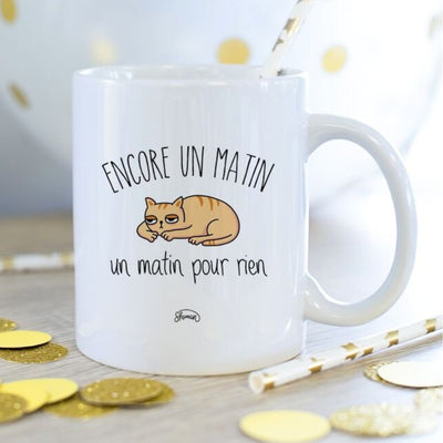 Tasse „Ein weiterer Morgen, ein weiterer Morgen für nichts“