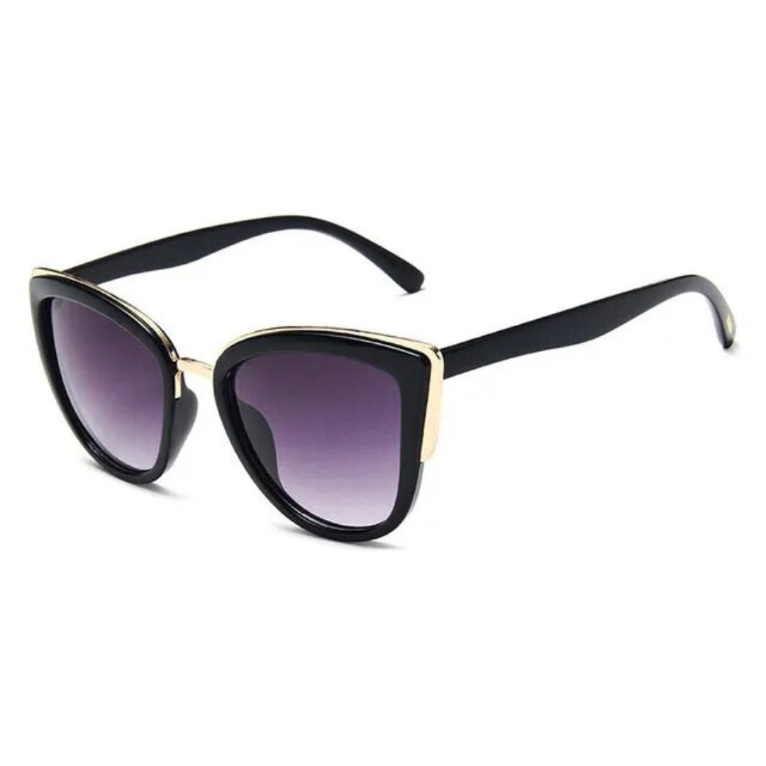 Lunettes de soleil Fashion Cats Eye noir