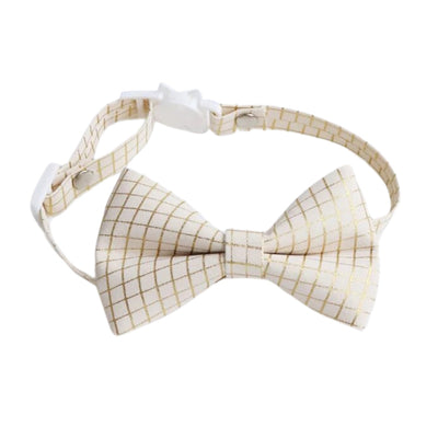 Noeud papillon beige doré