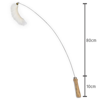 Canne Ă pĂȘche artisanale Kater Kasimir blanc