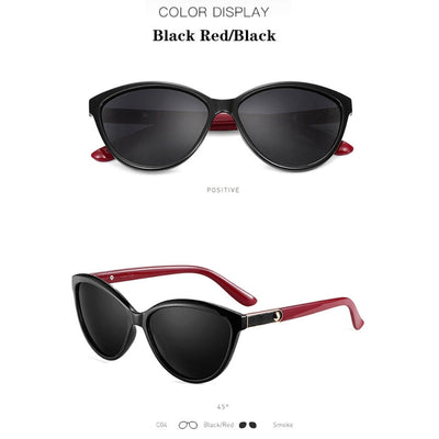 Vintage Rote Katzenaugen-Sonnenbrille