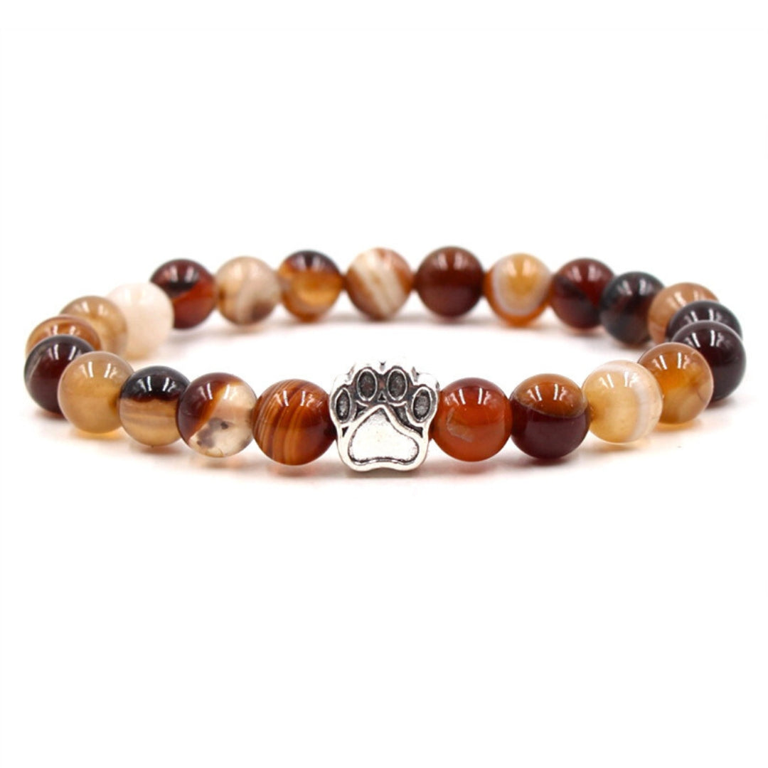 Bracelet à perles chocolat