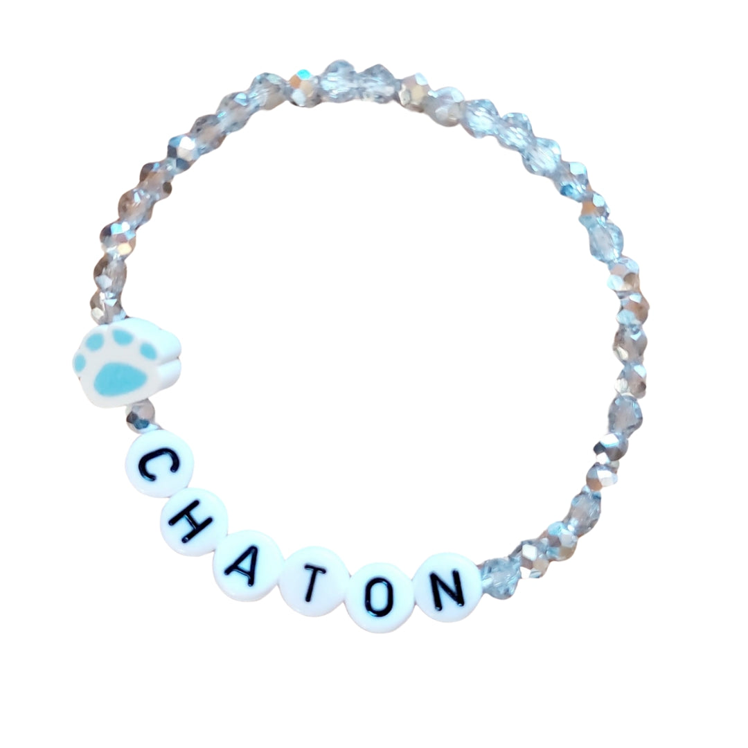 Bracelet Chaton argent