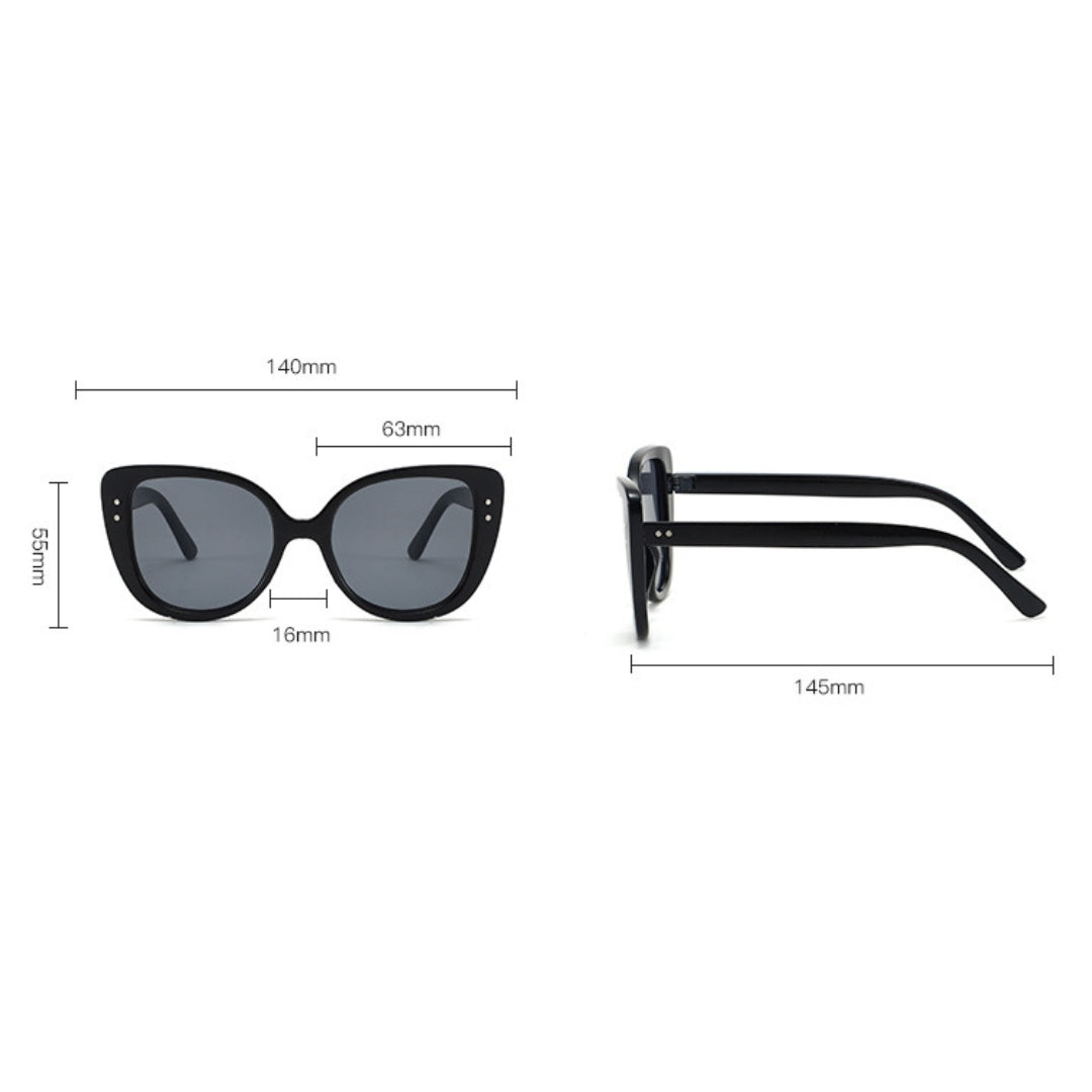 Lunettes de soleil Cat Eye noir