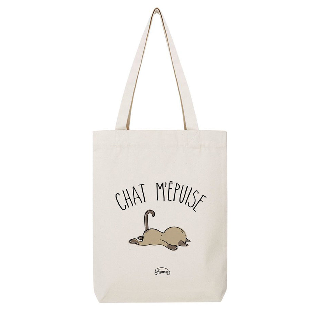 Tote bag "Chat mépuise"