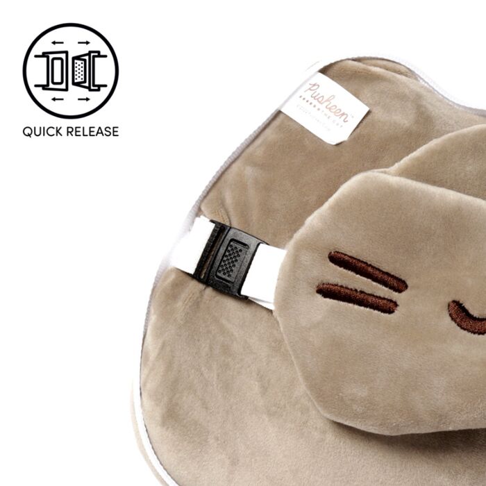 Coussin de voyage avec masque yeux peluché - Pusheen