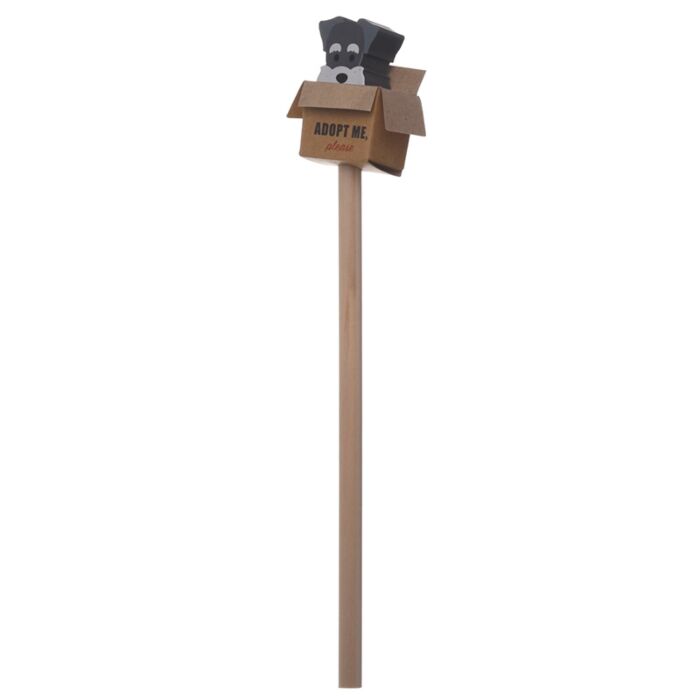 Crayon avec embout gomme - chiot