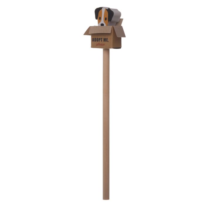 Crayon avec embout gomme - chiot