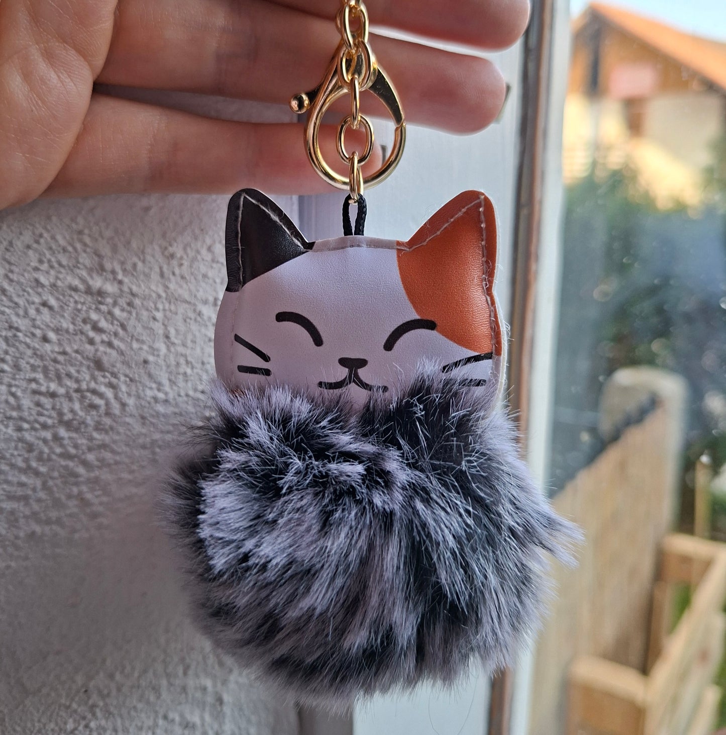 Porte-clé Lola pompon