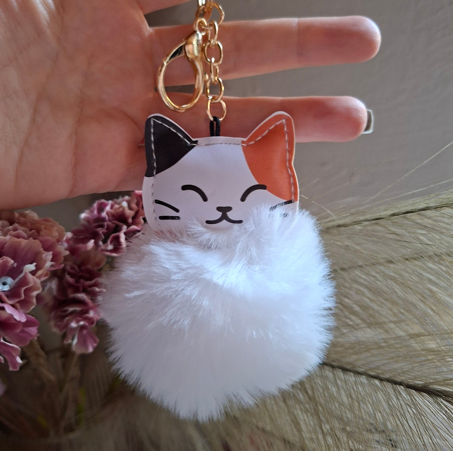 Porte-clé Lola pompon