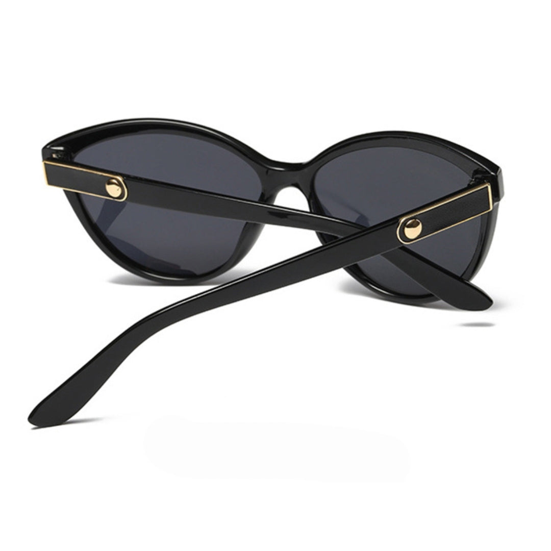 Vintage schwarze Cat-Eye-Sonnenbrille