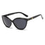 Vintage schwarze Cat-Eye-Sonnenbrille