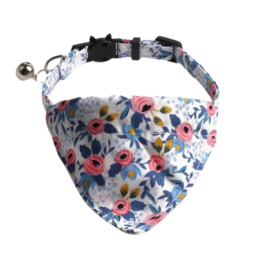 Blaues florales Bandana