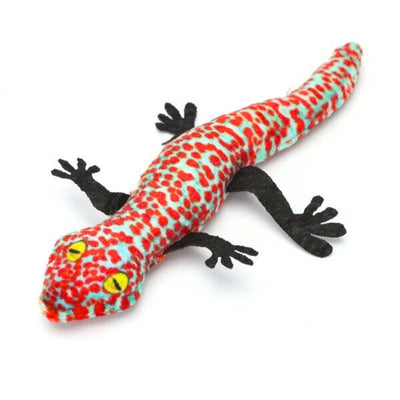 Peluche gecko rouge Nobleza