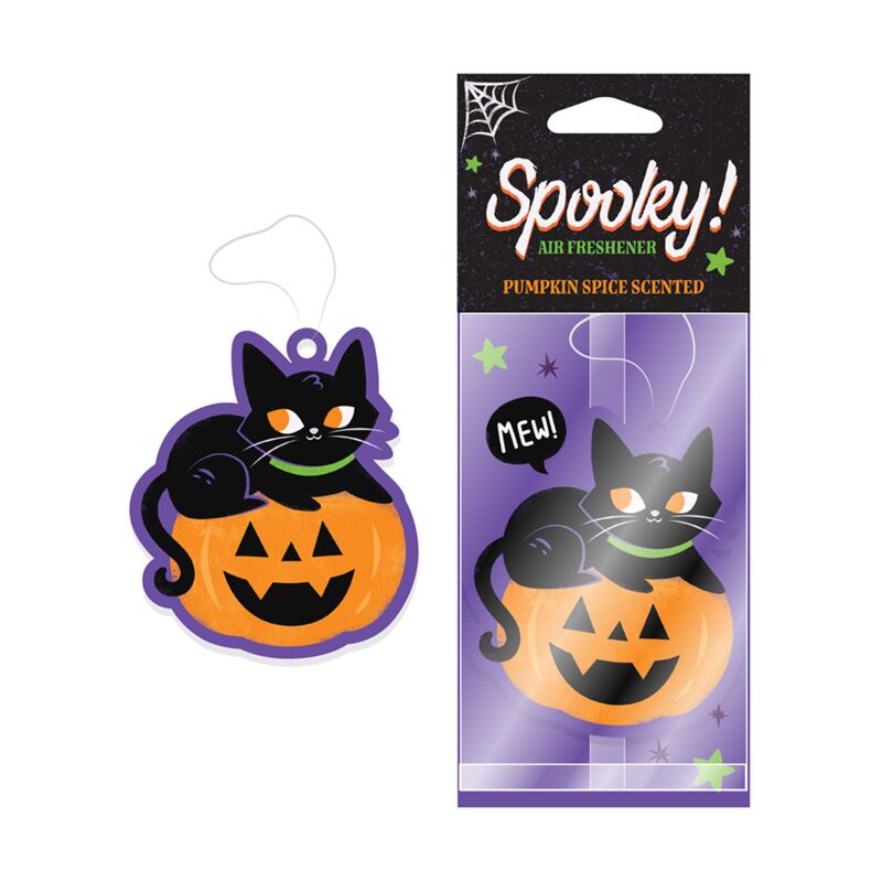 Désodorisant citrouille épicée - Chat Halloween