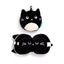 Coussin de voyage avec masque yeux peluché - Feline Fine Cat