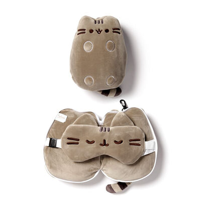 Coussin de voyage avec masque yeux peluché - Pusheen
